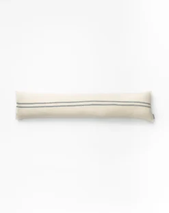 Abigail Silk Stripe Pillow Cover -Decoration Series Store AbigailSilkStripePillowCover MPLW0649 CRM 12x54 MAIN