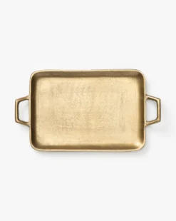 Adrienne Brass Tray 11 Adrienne Brass Tray -Decoration Series Store AdrienneBrassTray MDCR2663 BRS L MAIN