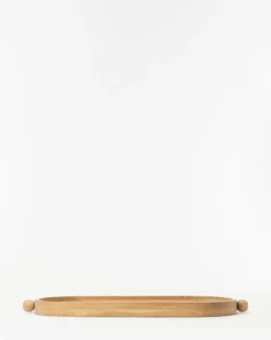 Allard Wood Serving Tray -Decoration Series Store AllardWoodServingTray MKTN0787 NAT OS D1