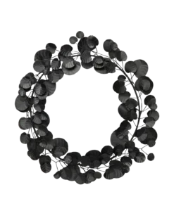 Faux Black Eucalyptus Wreath -Decoration Series Store BlackEucalyptusWreath MDCR2511 BLK OS b524d0b8 f72b 4d0b 9f0d 2e611efa5add