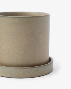 Brown Speckled Pot -Decoration Series Store BrownSpeckledPot MDCR2578 BWN D1