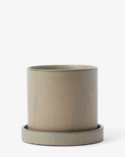 Brown Speckled Pot -Decoration Series Store BrownSpeckledPot MDCR2578 BWN M