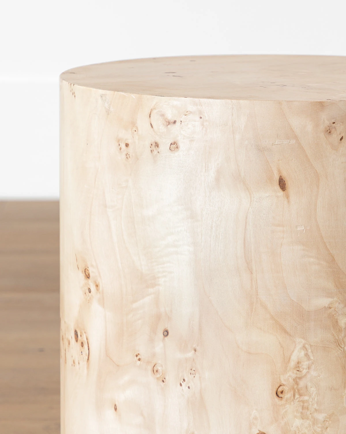 Burl Wood Side Table 5 Burl Wood Side Table - Image 5