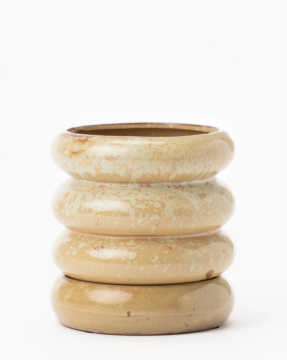 Butterscotch Stoneware Planter 1 Butterscotch Stoneware Planter