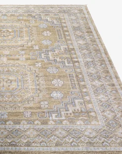 Caru Hand-Knotted Wool Rug -Decoration Series Store CaruHand KnottedWoodRug MRUG0835 BWN 8x10 D1