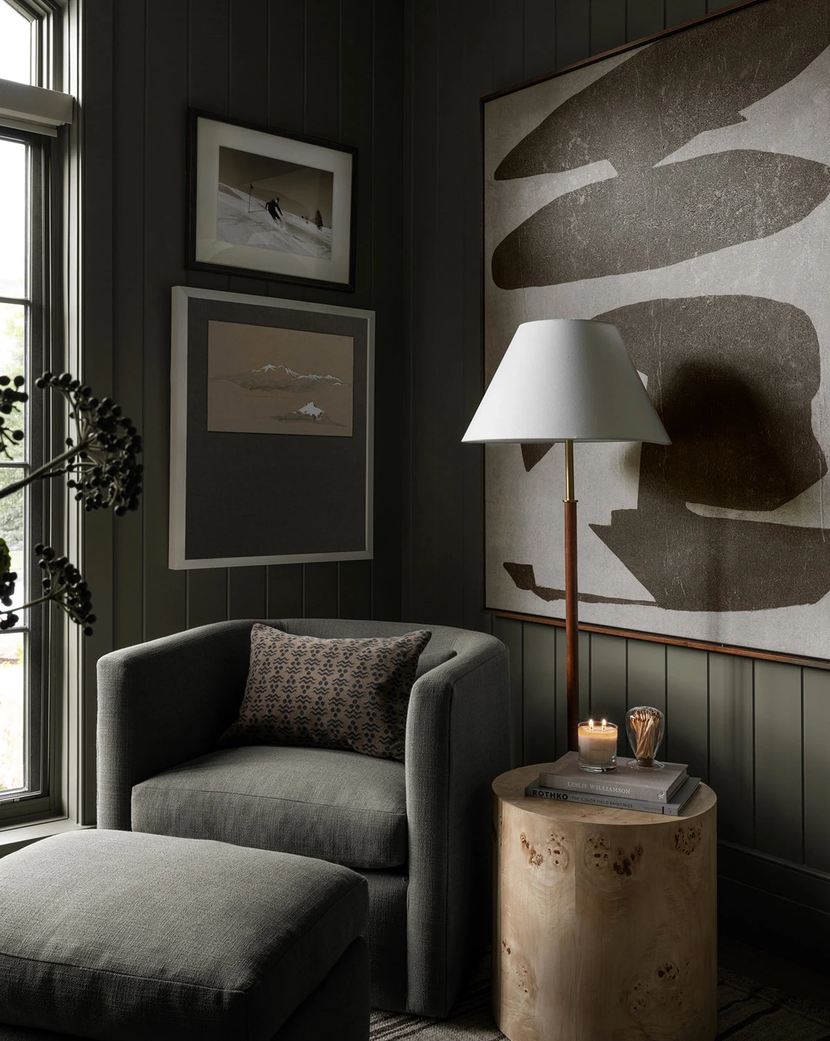 Burl Wood Side Table 3 Burl Wood Side Table - Image 3