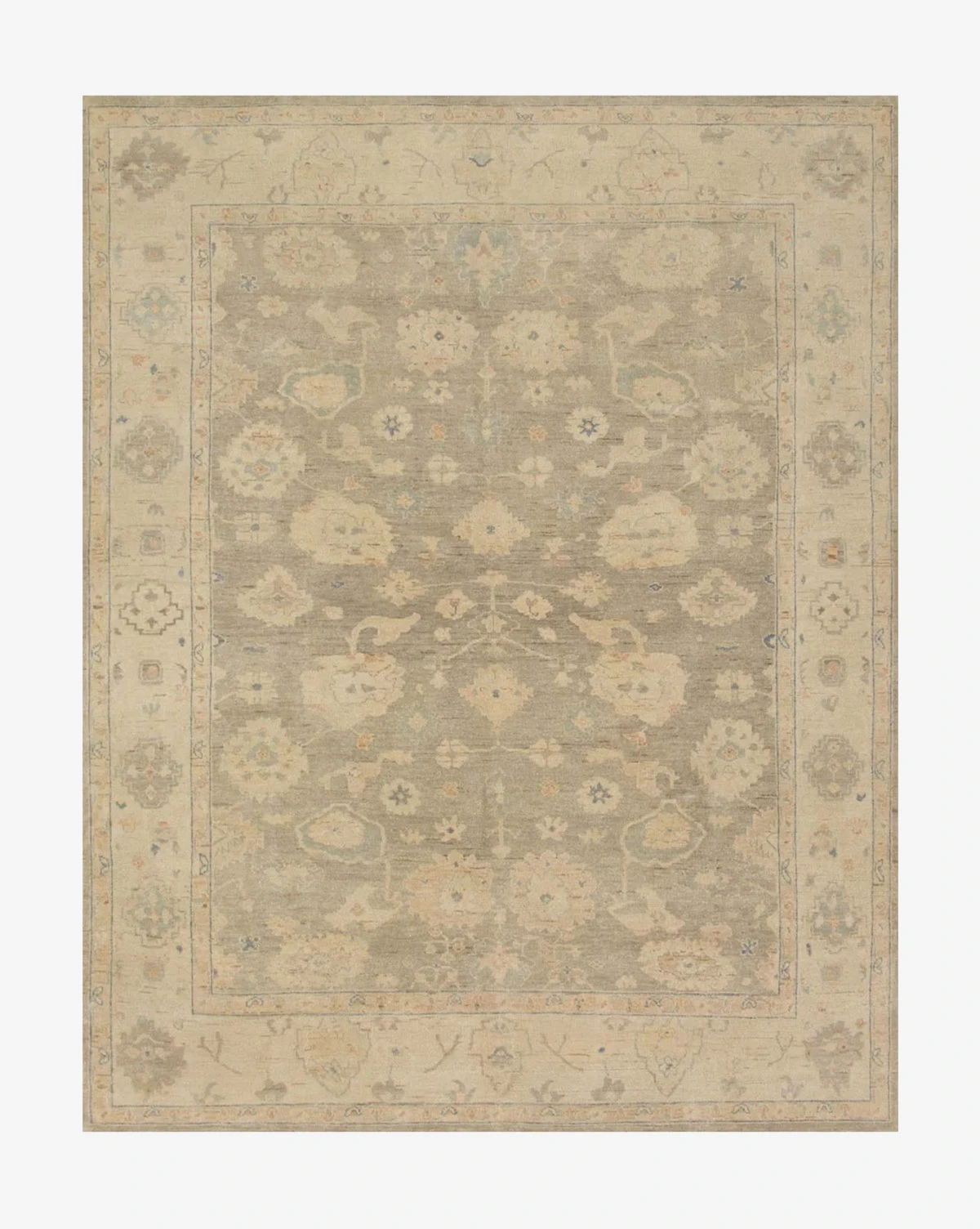 Clementina Stone Hand-Knotted Wool Rug 1 Clementina Stone Hand-Knotted Wool Rug