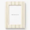 Bloomingville Cream Double Striped Frame
