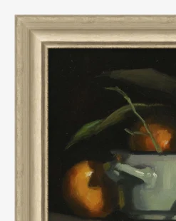Crock Of Oranges Still Life -Decoration Series Store CrockofOrangesStillLife MART1169 BLK 19x15 F D1