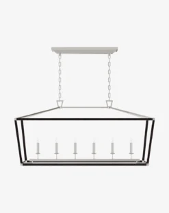 Darlana Rattan Linear Lantern -Decoration Series Store DarlanaLinearLantern MLHT1496 PNR L MAIN