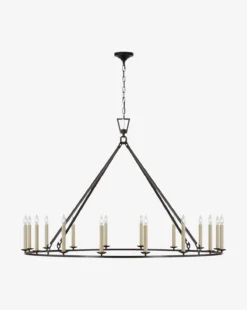 Darlana Single Ring Chandelier -Decoration Series Store DarlanaSingleRingChandelier MLHT1710 AIR 2X MAIN T