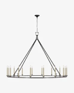 Darlana Single Ring Chandelier -Decoration Series Store DarlanaSingleRingChandelier MLHT1710 AIR GR MAIN T