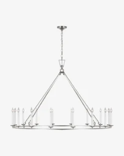 Darlana Single Ring Chandelier -Decoration Series Store DarlanaSingleRingChandelier MLHT1710 PNI 2X MAIN T T