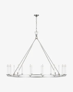 Darlana Single Ring Chandelier -Decoration Series Store DarlanaSingleRingChandelier MLHT1710 PNI GR MAIN T