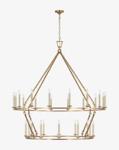 Darlana Two-Tiered Ring Chandelier -Decoration Series Store DarlanaTwo TieredRingChandelier MLHT0141 ABB GR T
