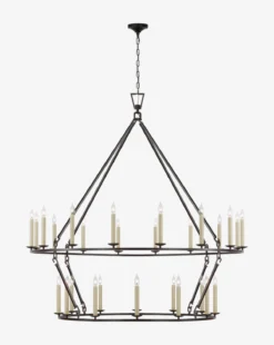 Darlana Two-Tiered Ring Chandelier -Decoration Series Store DarlanaTwo TieredRingChandelier MLHT0141 AIR 2X T