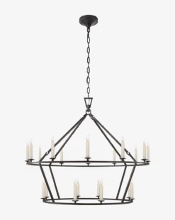 Darlana Two-Tiered Ring Chandelier -Decoration Series Store DarlanaTwo TieredRingChandelier MLHT0141 AIR L