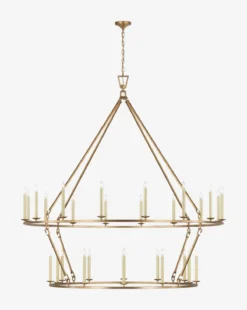 Darlana Two-Tiered Ring Chandelier -Decoration Series Store DarlanaTwo TieredRingChandelier MLHT0141 GIR 2X T