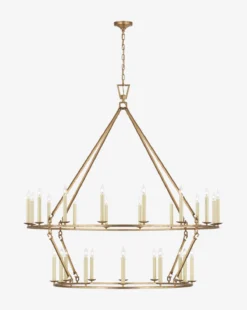 Darlana Two-Tiered Ring Chandelier -Decoration Series Store DarlanaTwo TieredRingChandelier MLHT0141 GIR GR T