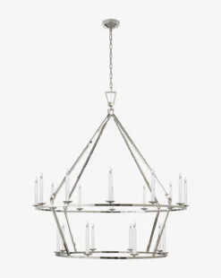 Darlana Two-Tiered Ring Chandelier -Decoration Series Store DarlanaTwo TieredRingChandelier MLHT0141 PNI XL