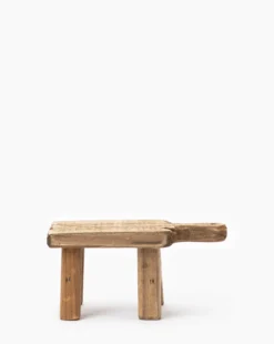 Distressed Wood Pedestal -Decoration Series Store DistressedWoodPedestal MBTH0106 WDN OS D1