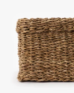 Emberly Woven Basket 11 Emberly Woven Basket -Decoration Series Store EmberlyWovenBasket MDCR2660 NAT D1