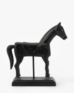 Equestrian Pedestal Object -Decoration Series Store EquestrianPedestalObject MDCR2806 BLK OS D1 T