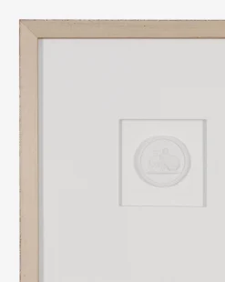 Framed Intaglio I -Decoration Series Store FramedIntaglioI MART0772 IVR 13x14 D1