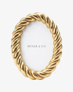 Gilded Rope Frame 13 Gilded Rope Frame -Decoration Series Store GildedRopeFrame MDCR2643 GLD M