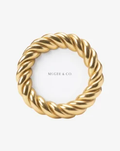 Gilded Rope Frame 12 Gilded Rope Frame -Decoration Series Store GildedRopeFrame MDCR2643 GLD S