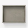 Gray Shagreen Tray