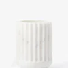 Grayson White Marble Vase