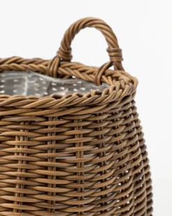 Handled Planter Basket -Decoration Series Store HandledPlanterBasket MDCR2143 RTN D1