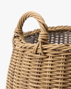 Lightwash Handled Planter Basket 9 Lightwash Handled Planter Basket -Decoration Series Store HandledPlanterBasket MDCR2790 LTW D2 T