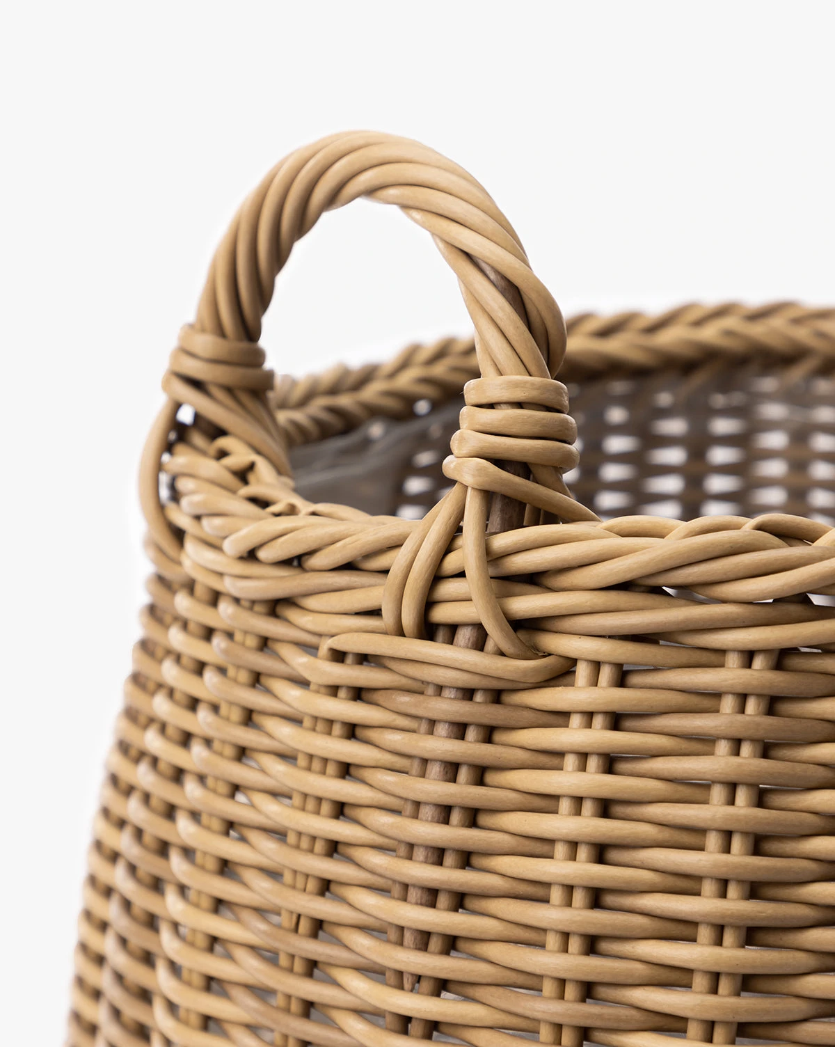 Lightwash Handled Planter Basket 5 Lightwash Handled Planter Basket - Image 5