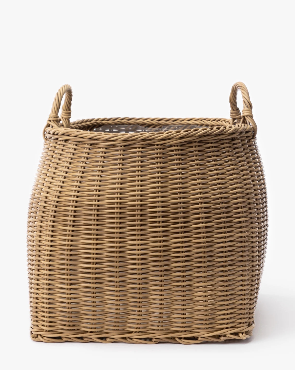 Lightwash Handled Planter Basket 3 Lightwash Handled Planter Basket - Image 3