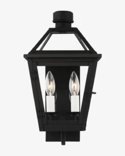 Hyannis Outdoor Wall Lantern -Decoration Series Store HyannisOutdoorWallLantern MLHT1190 BLK S MAIN
