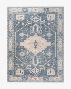 Inverness Hand-Knotted Wool Rug 17 Inverness Hand-Knotted Wool Rug -Decoration Series Store InvernessHand KnottedRug MRUG0826 BLU 9x12 1