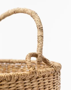 Ivar Hand-Woven Basket -Decoration Series Store IvarHand WovenBasket MDCR2658 NAT D1