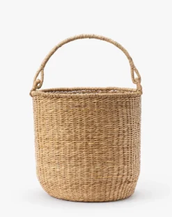 Ivar Hand-Woven Basket -Decoration Series Store IvarHand WovenBasket MDCR2658 NAT L