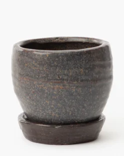 Jaycee Black Pot -Decoration Series Store JayceeBlackPot MDCR2832 BLK S MAIN T