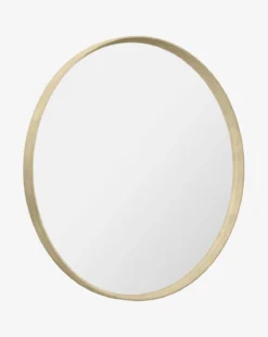 Jillian Round Faux Shagreen Mirror 7 Jillian Round Faux Shagreen Mirror -Decoration Series Store JillianRoundFauxShagreenMirror MMIR0306 IVR 32 D1