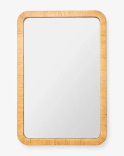 Jovie Woven Rectangle Mirror