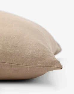Kara Linen Pillow Cover -Decoration Series Store KaraLinenPillowCover MPLW0952 NGT 24x24 D1