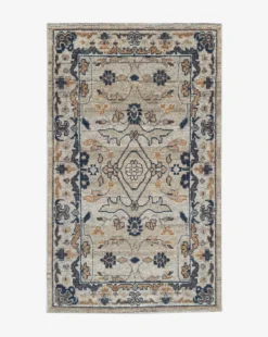 Kasuri Hand-Knotted Wool Rug -Decoration Series Store KasuriRug MRUG0570 GRY 3x5 1