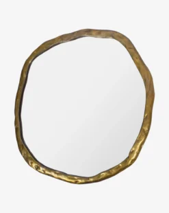 Keira Round Mirror 10 Keira Round Mirror -Decoration Series Store KeiraRoundMirror MMIR0280 GLD 36 D1