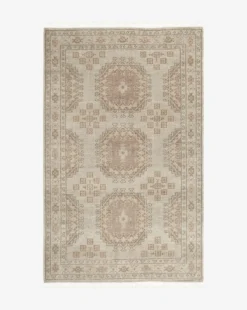 Kenna Hand-Knotted Wool Rug -Decoration Series Store KennaHand KnottedRug MRUG0749 NAT 5x8 MAIN