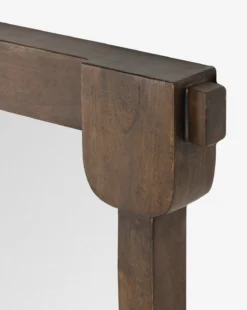 Letterly Floor Mirror -Decoration Series Store LetterlyFloorMirror MMIR0303 BWN 40x74 D3