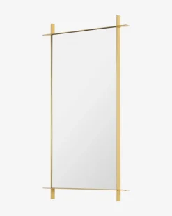Levon Wall Mirror 9 Levon Wall Mirror -Decoration Series Store LevonWallMirror MMIR0278 BBS 24x42 D1