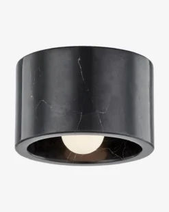 Loris Flush Mount -Decoration Series Store LorisFlushMountBlackMarble1